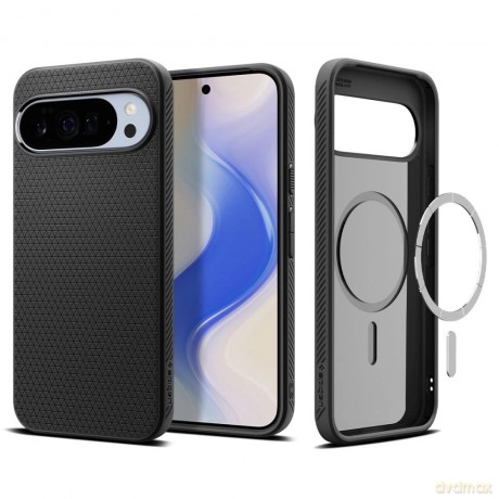 Etui Spigen Liquid Air Mag MagSafe na Google Pixel 10 Pro XL - czarny mat