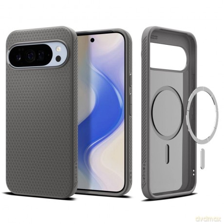 Etui Spigen Liquid Air Mag MagSafe na Google Pixel 10 Pro XL - szare