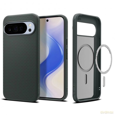 Etui Spigen Liquid Air Mag MagSafe na Google Pixel 10 Pro XL - zielone