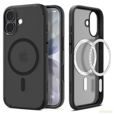 Etui Spigen Ultra Hybrid MagSafe na iPhone 17 - czarne