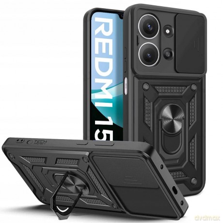 Etui Tech-Protect CamShield Pro na Xiaomi Redmi 15C - czarne