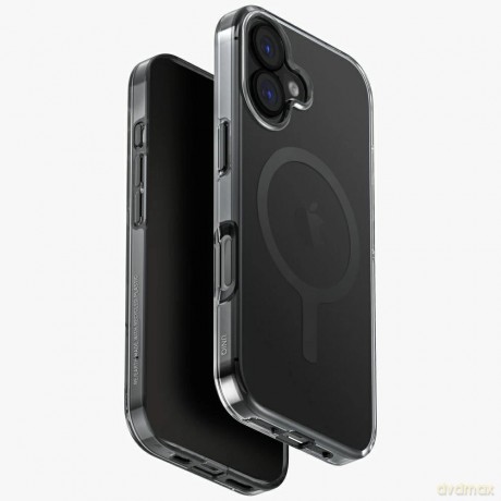 Etui UNIQ Clario Magclick Charging na iPhone 17 - czarne