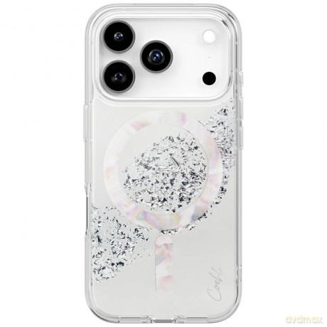 Etui UNIQ Coehl Crystelle Magnetic Charging na iPhone 17 Pro - srebrne