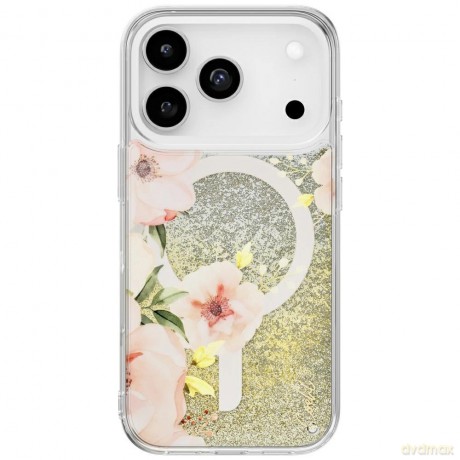 Etui UNIQ Coehl Fleurette Magnetic Charging na iPhone 17 Pro - przezroczyste