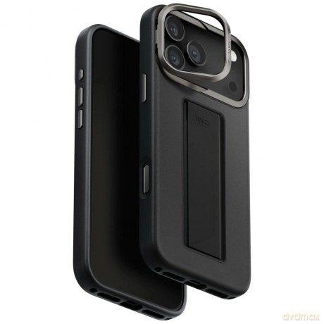 Etui UNIQ Heldro Pro Magclick Charging na iPhone 17 Pro Max - czarne
