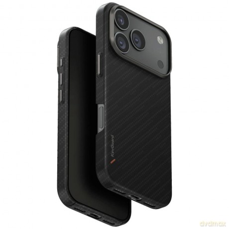 Etui UNIQ Keva EDGE Magclick Charging na iPhone 17 Pro - czarne