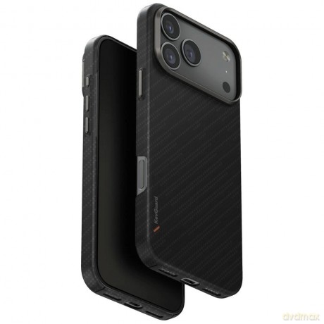 Etui UNIQ Keva EDGE Magclick Charging na iPhone 17 Pro Max - czarne