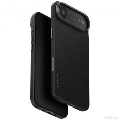 Etui UNIQ Keva EDGE Magclick Charging na iPhone Air - czarne