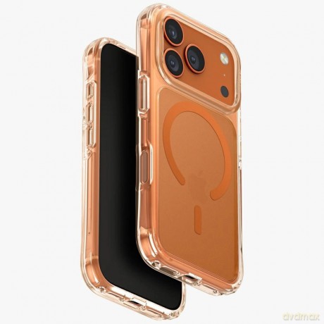 Etui UNIQ LifePro Xtreme Magclick Charging do iPhone 17 Pro - pomarańczowe