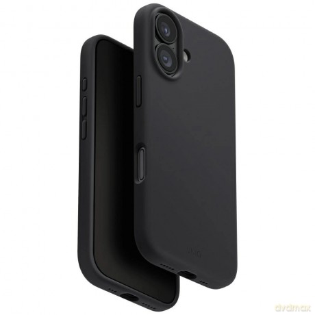 Etui UNIQ Lino na iPhone 17 Magclick Charging - szare