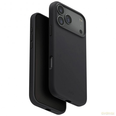 Etui UNIQ Lino na iPhone 17 Pro Magclick Charging - szare