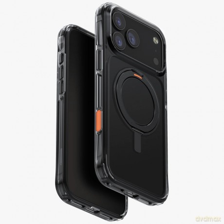 Etui UNIQ Swivix Rotating Kickstand 360 na iPhone 17 Pro Max - czarne