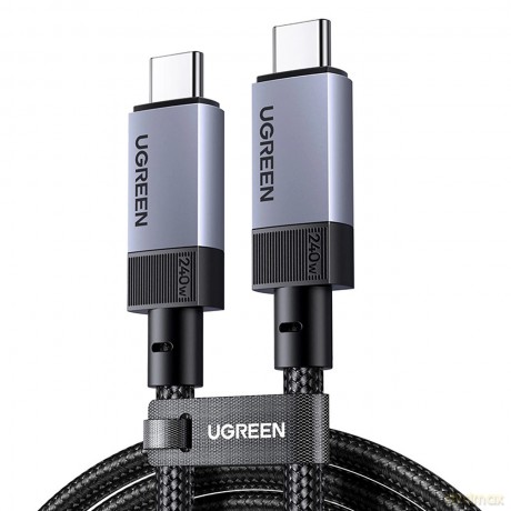 Kabel Ugreen USB4 40Gbps USB-C do USB-C 240W 8K 60Hz 1m - czarny