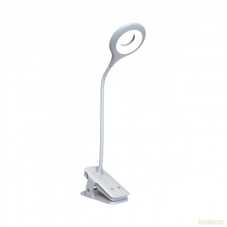 Mini lampka Wozinsky bezprzewodowa lampka LED do czytania z klipsem + kabel USB-C - biała