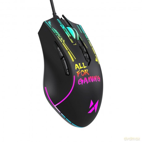 Mysz przewodowa Wozinsky WMGK-7200 gamingowa optyczna 7200 DPI - czarna