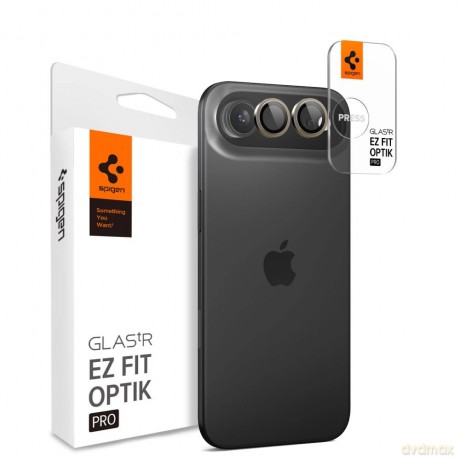 Osłona aparatu Spigen Optik Pro GLAS.TR "EZ FIT" 2-pack na iPhone Air - złota