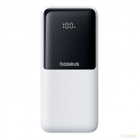 Powerbank Baseus Lipow 20000mAh 22,5W z dwoma wbudowanymi kablami z dodatkowym kablem Baseus Simple USB-A - USB-C 3A 20cm - biały