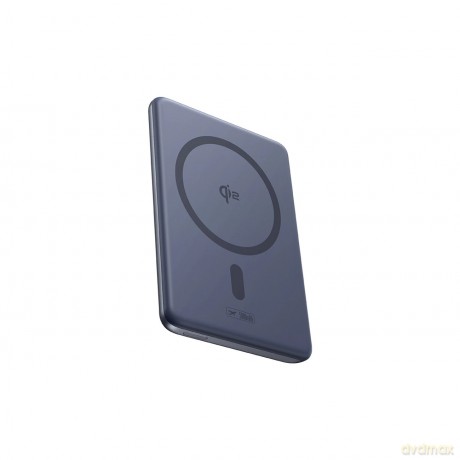 Powerbank Baseus PicoGo AM31 Qi2 5000mAh 20W ultracienki kompatybilny z MagSafe z podstawką z kablem plecionym Baseus Simple USB-C 20cm - szary