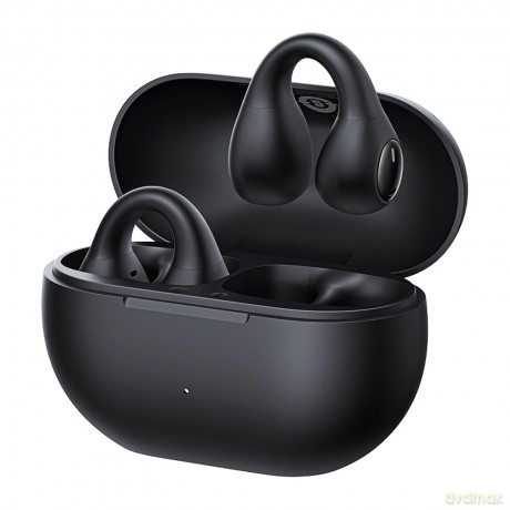 Słuchawki Baseus Bass 15 Clip OWS bezprzewodowe z kablem Baseus Simple USB-C 3A 30cm - czarne