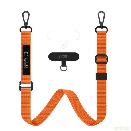 Smycz Tech-Protect C6S Rope Crossbody - pomarańczowa
