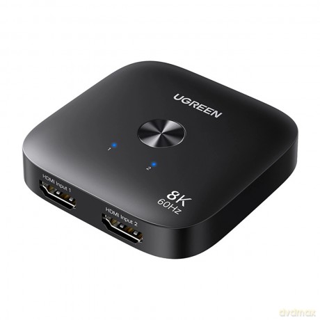 Switch HDMI Ugreen 8K 60Hz Ultra HD 2w1 - czarny
