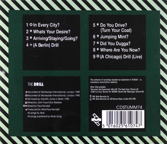 Wire: The Drill [CD]