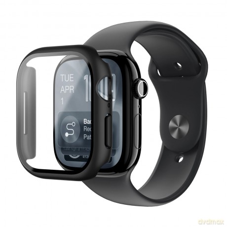 Szkło ochronne AMAZINGTHING Radix z etui na Apple Watch Series 11 46 mm - czarne