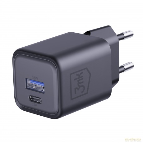 3mk Hyper Charger PD 33W GaN QC4+ PPS AFC FCP SCP 1A1C Black
