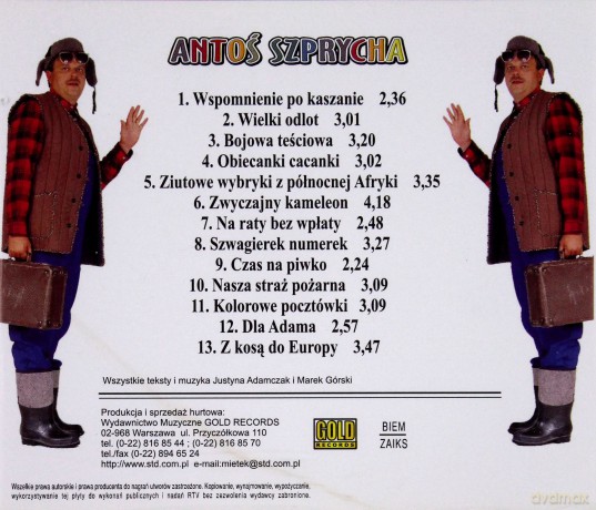 Antoś Szprycha: The Best Of Antoś Szprycha [CD]