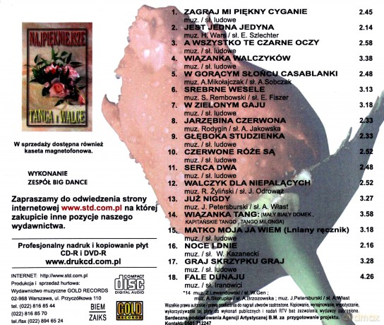 Big Dance: Najpiękniejsze Tanga I Walce [CD]