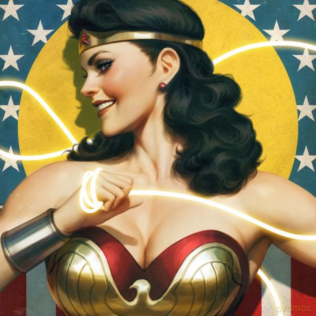DC Comics Art Print Wonder Woman: New History of the DC Universe 61 x 46 cm - unframed