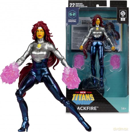DC Direct McFarlane Toys Digital Action Figure Blackfire (The New Teen Titans) 18 cm