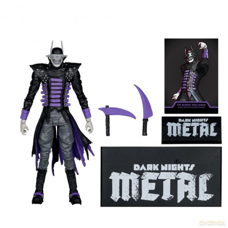 DC Multiverse Action Figure The Batman Who Laughs (B&W with accent) (Gold Label) 18 cm