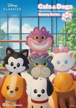 Disney Cats & Dogs Mini Egg Attack Blind Box Figures Gummy Series 3 cm Assortment (24)