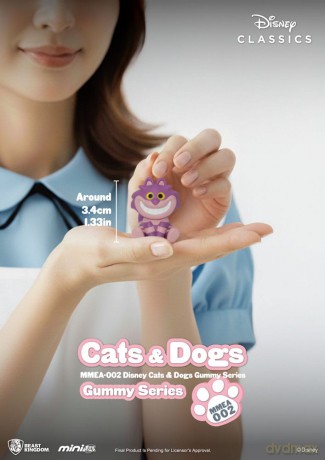 Disney Cats & Dogs Mini Egg Attack Blind Box Figures Gummy Series 3 cm Assortment (24)
