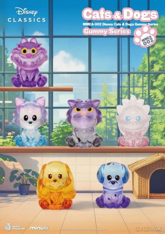 Disney Cats & Dogs Mini Egg Attack Blind Box Figures Gummy Series 3 cm Assortment (24)