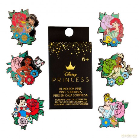 Disney Loungefly POP! Enamel Pins Princess Tattoo 3 cm Assortment (12)