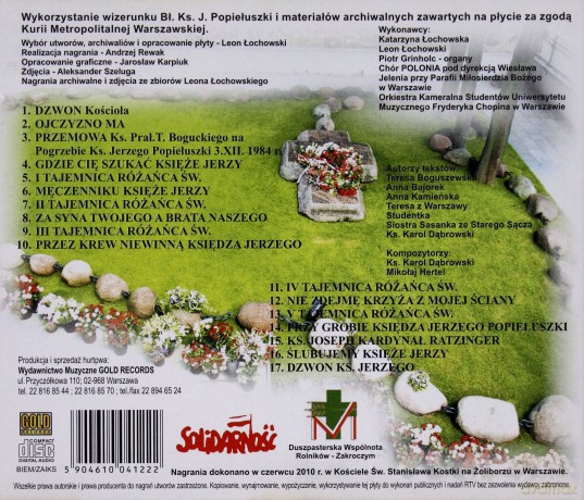 Jerzy Popiełuszko: Ostatni Różaniec [CD]