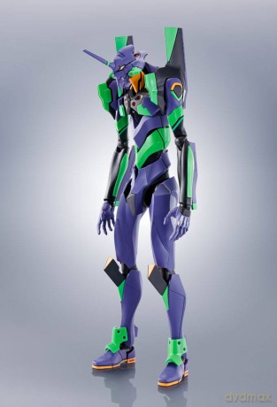 Evangelion: 3.0+1.0 Thrice Upon a Time Robot Spirits Action Figure Side EVA Evangelion Test Type-01 + Spear of Cassius Renewal Color Edition Reissue