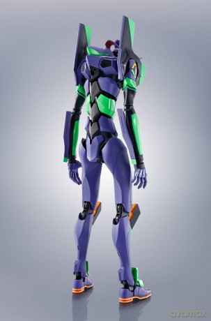 Evangelion: 3.0+1.0 Thrice Upon a Time Robot Spirits Action Figure Side EVA Evangelion Test Type-01 + Spear of Cassius Renewal Color Edition Reissue