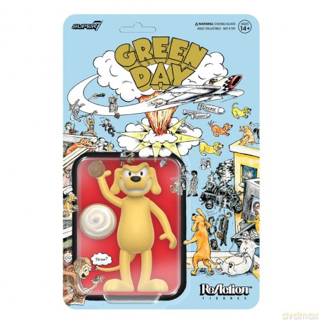 Green Day ReAction Action Figure Dookie Dog 9 cm