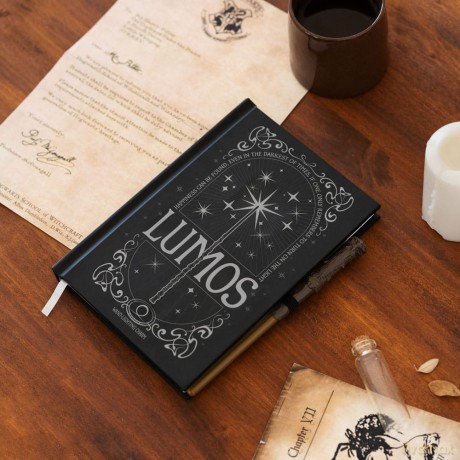 Harry Potter Premium Notebook A5 with Light Lumos Maxima