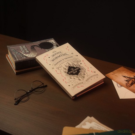 Harry Potter Premium Notebook A5 with Light Marauder's Map