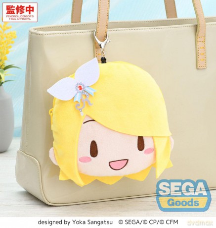 Hatsune Miku: Coloful Stage! Plush Keychain Kagamine Rin Stage Sekai 15 cm
