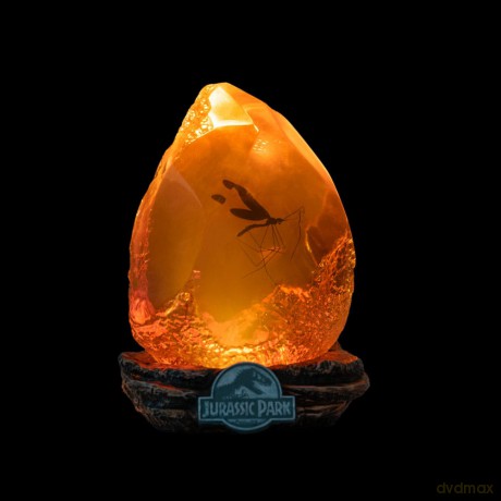 Jurassic Park Lamp with USB-C Amber