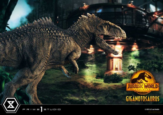 Jurassic World Dominion Prime Collectibles Statue 1/38 Giganotosaurus Toy Version 22 cm
