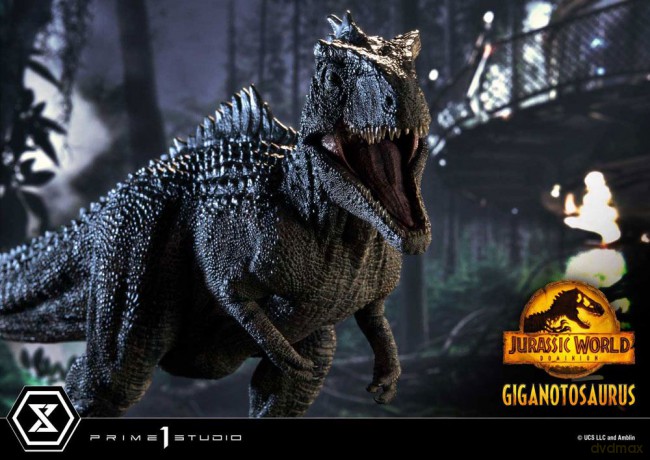 Jurassic World Dominion Prime Collectibles Statue 1/38 Giganotosaurus Toy Version 22 cm
