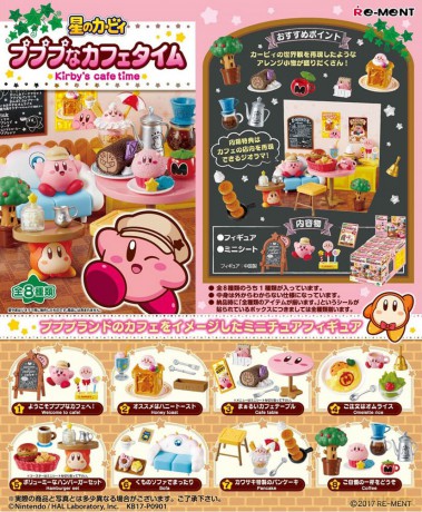 Kirby Mini Figures 6 cm Kirby's Cafe Time Display (8)
