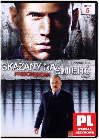 Prison Break: Skazany na śmierć Sezon 1 odcinki 9-10 dysk 5[DVD]
