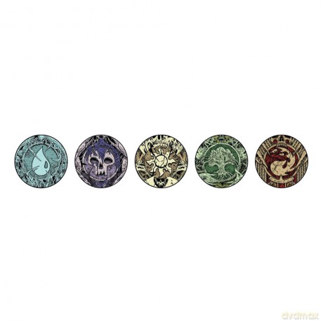 Magic: The Gathering Pins Blind Box Mystery Phyrexia Infected Lands Assortment (10)